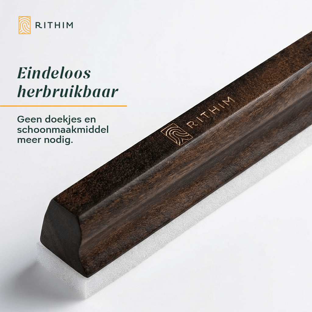 Beard Bar : Épilateur à barbe en bois de cerisier et micro éponge